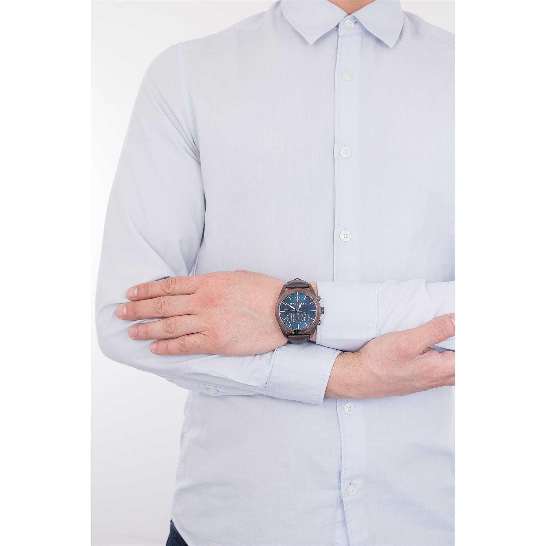 Maserati R8871612008 Traguardo Chronograph Dial Men's Watch - Watch Home™ Maserati R8871612008 Traguardo Chronograph Dial Men's Watch - Watch Home™